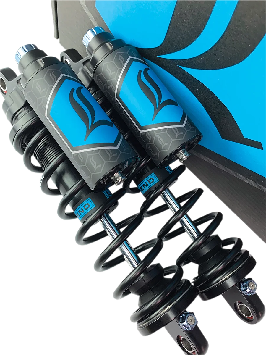 Legend Suspension REVO ARC Piggyback Shocks - Standard - Black - 14" fits 2004+ Harley-Davidson Sportster - Additional View 6
