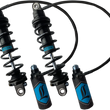 Load image into Gallery viewer, Legend Suspension REVO ARC Remote Reservoir Shocks - Heavy Duty - Black - 14" - 1310-1889 - Side View