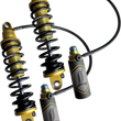 Load image into Gallery viewer, Legend Suspension REVO ARC Remote Reservoir Shocks - Heavy Duty - Gold - 13" - 1310-1911 - Main Product View