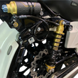 Load image into Gallery viewer, Legend Suspension REVO ARC Remote Reservoir Shocks - Heavy Duty - Gold - 13" - 1310-1911 - Side View