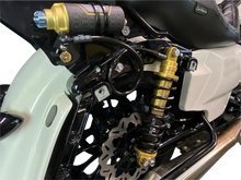 Load image into Gallery viewer, Legend Suspension REVO ARC Remote Reservoir Shocks - Heavy Duty - Gold - 14" - 1310-1905 - Side View