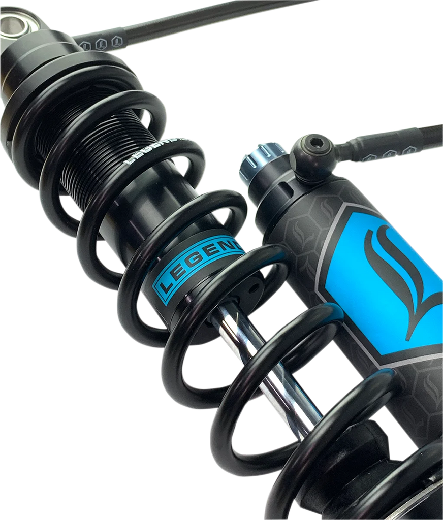 Legend Suspension REVO ARC Remote Reservoir Shocks - Standard - Black - 13" - 1310-1882 - Back View