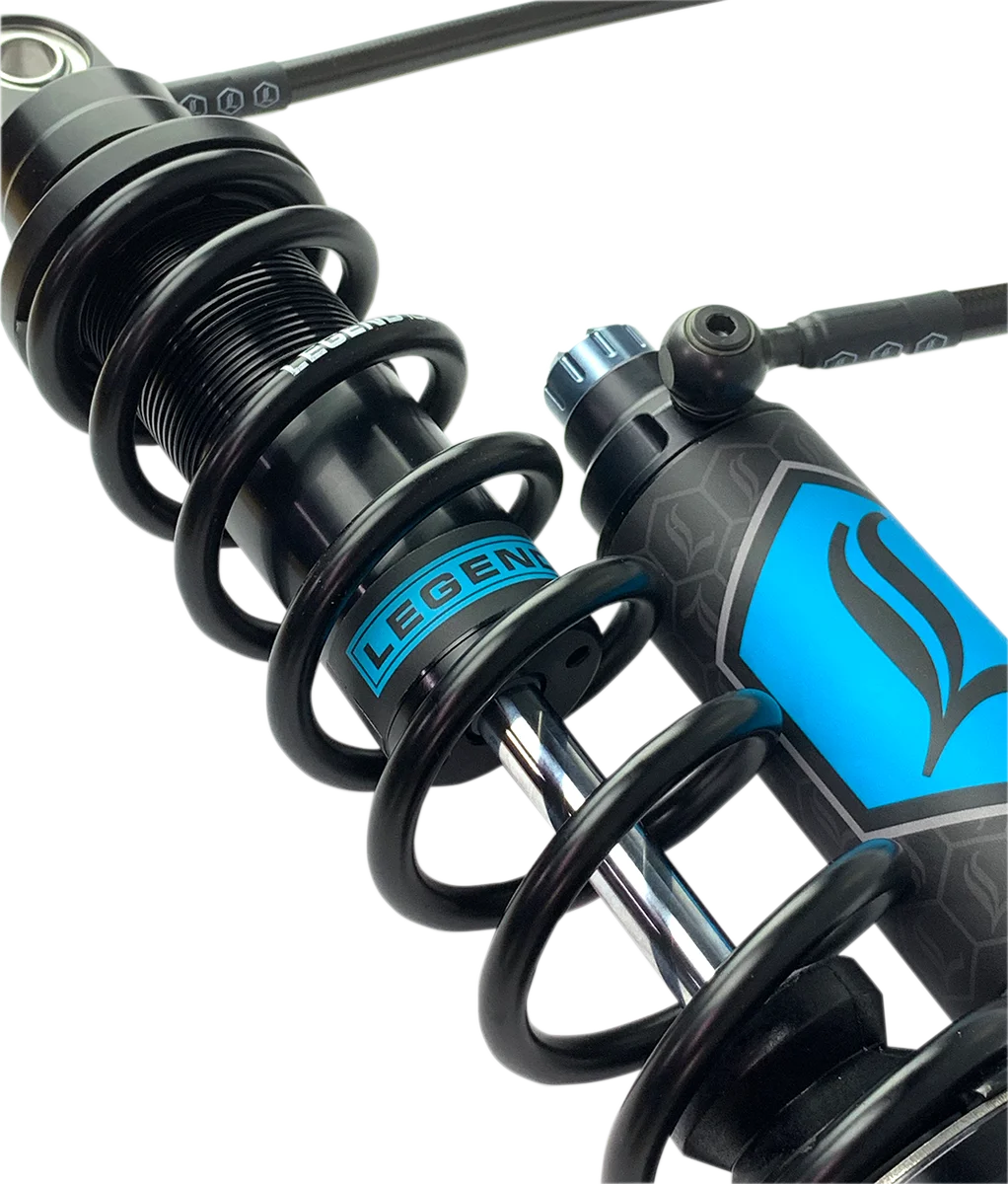 Legend Suspension REVO ARC Remote Reservoir Shocks - Standard - Black - 13" - 1310-1886 - Back View