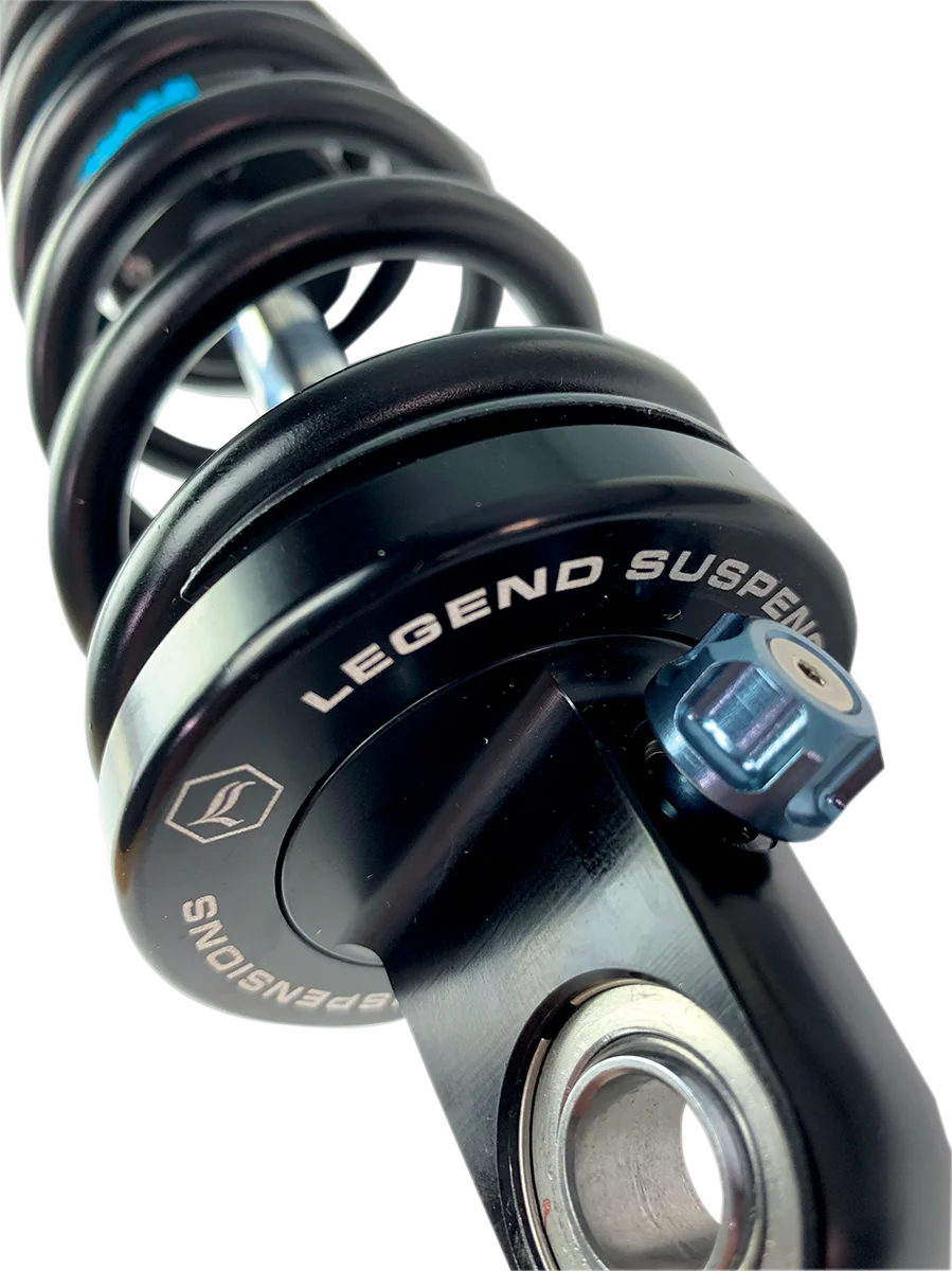 Legend Suspension REVO ARC Remote Reservoir Shocks - Standard - Black - 14" - Installation View