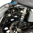 Load image into Gallery viewer, Legend Suspension REVO ARC Remote Reservoir Shocks - Standard - Clear - 14" - Side View
