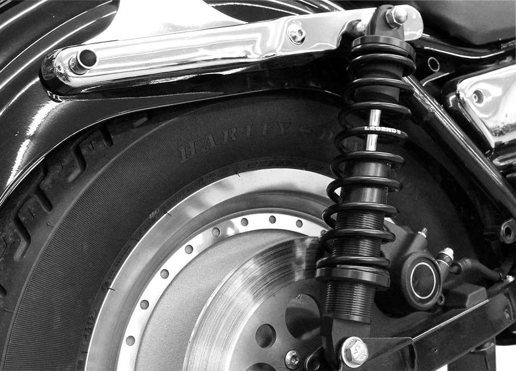 Legend Suspension REVO Coil Suspension - Black - Heavy-Duty - 13" - Back View