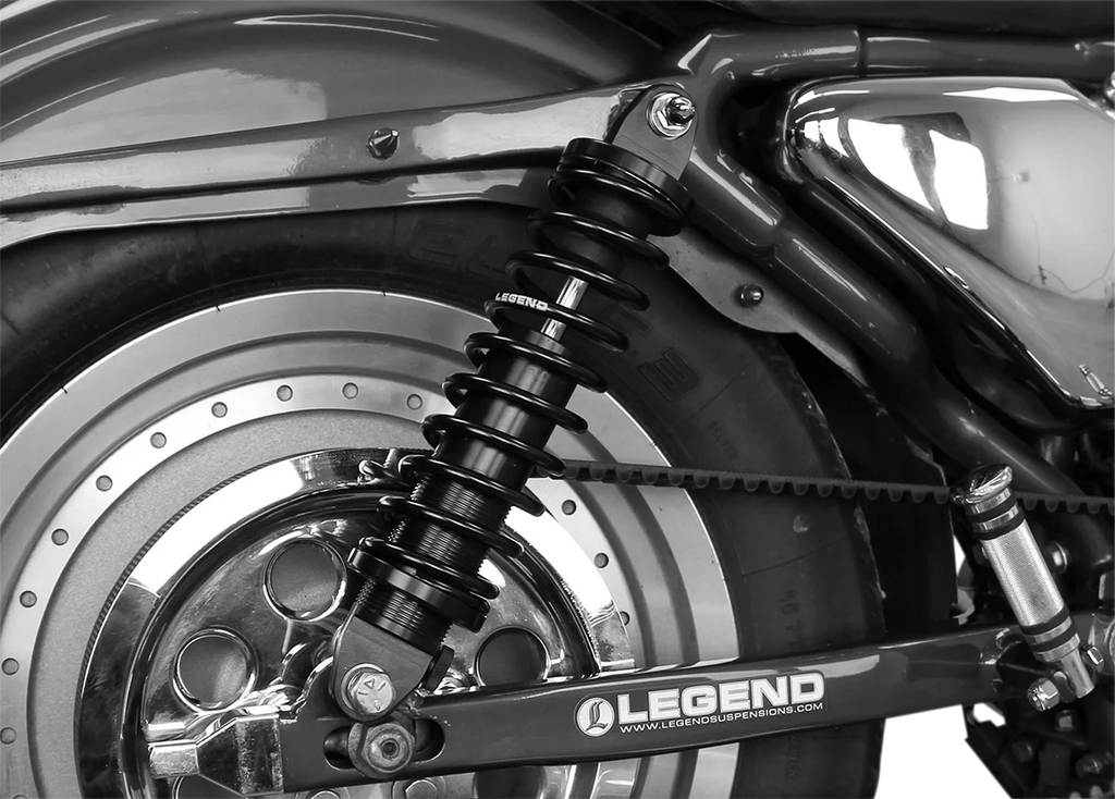 Legend Suspension REVO XL Coil Suspension - Black - Heavy-Duty - 14" - Back View