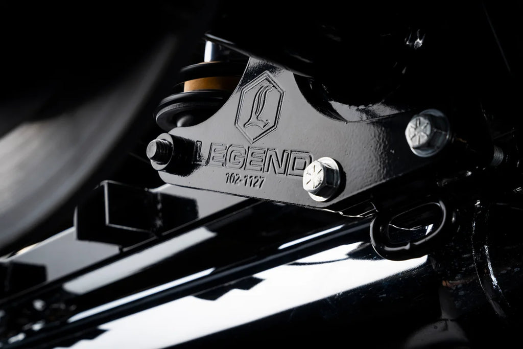 Legend Suspension Rear Lift Kit fits Harley-Davidson Tri-Glide - Side View