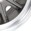 Load image into Gallery viewer, Legendary WheelsLegendary Wheels HB44 - 15x7 - 4x4.5 - 4.25 BS - Charcoal/MachinedLW90-50744B - Back View
