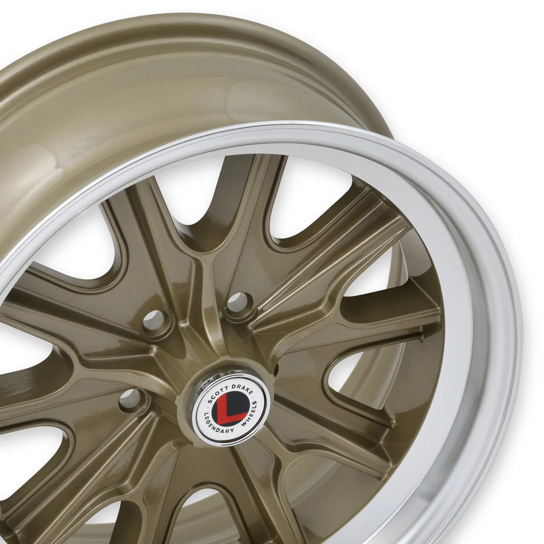 Legendary WheelsLegendary Wheels HB45 - 17x7 - 5x4.5 - 4.25 BS - Gold HazeLW90-70754F - Side View