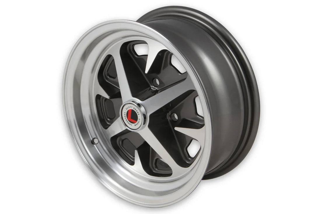Legendary WheelsLegendary Wheels Magnum 400 - 14x6 - 4x4.5 - 3.75 BS - Charcoal/MachinedLW40-40644B - Side View