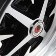 Load image into Gallery viewer, Legendary WheelsLegendary Wheels Magnum 400 - 15x6 - 4x4.25 - 3.75 BS - Gloss Black/MachinedLW40-50642A - Back View