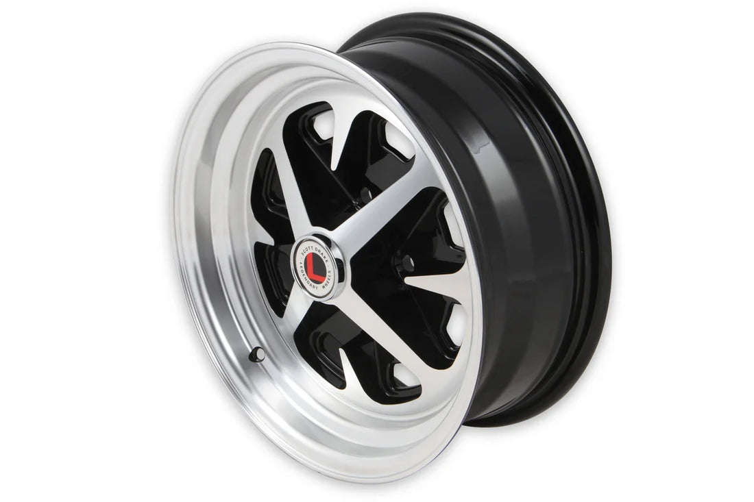 Legendary WheelsLegendary Wheels Magnum 400 - 15x6 - 4x4.25 - 3.75 BS - Gloss Black/MachinedLW40-50642A - Additional View 6