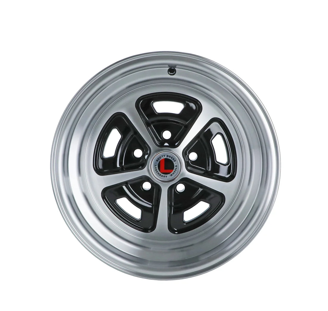 Legendary WheelsLegendary Wheels Magnum 500 - 15x7 - 5x4.5 - 4.25 BS - Gloss Black/MachinedLW50-50754A - Side View