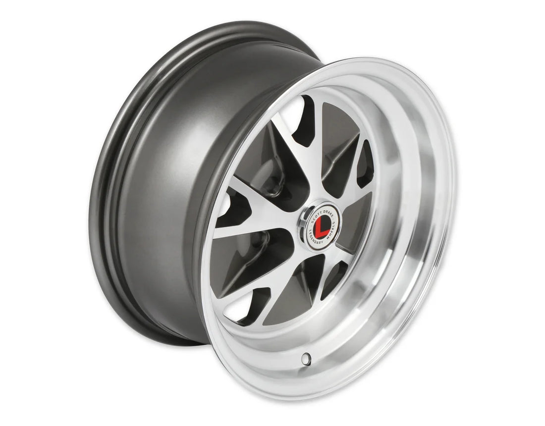Legendary WheelsLegendary Wheels Styled - 15x7 - 5x4.5 - 4.25 BS - Charcoal/MachinedLW20-50754B - Side View