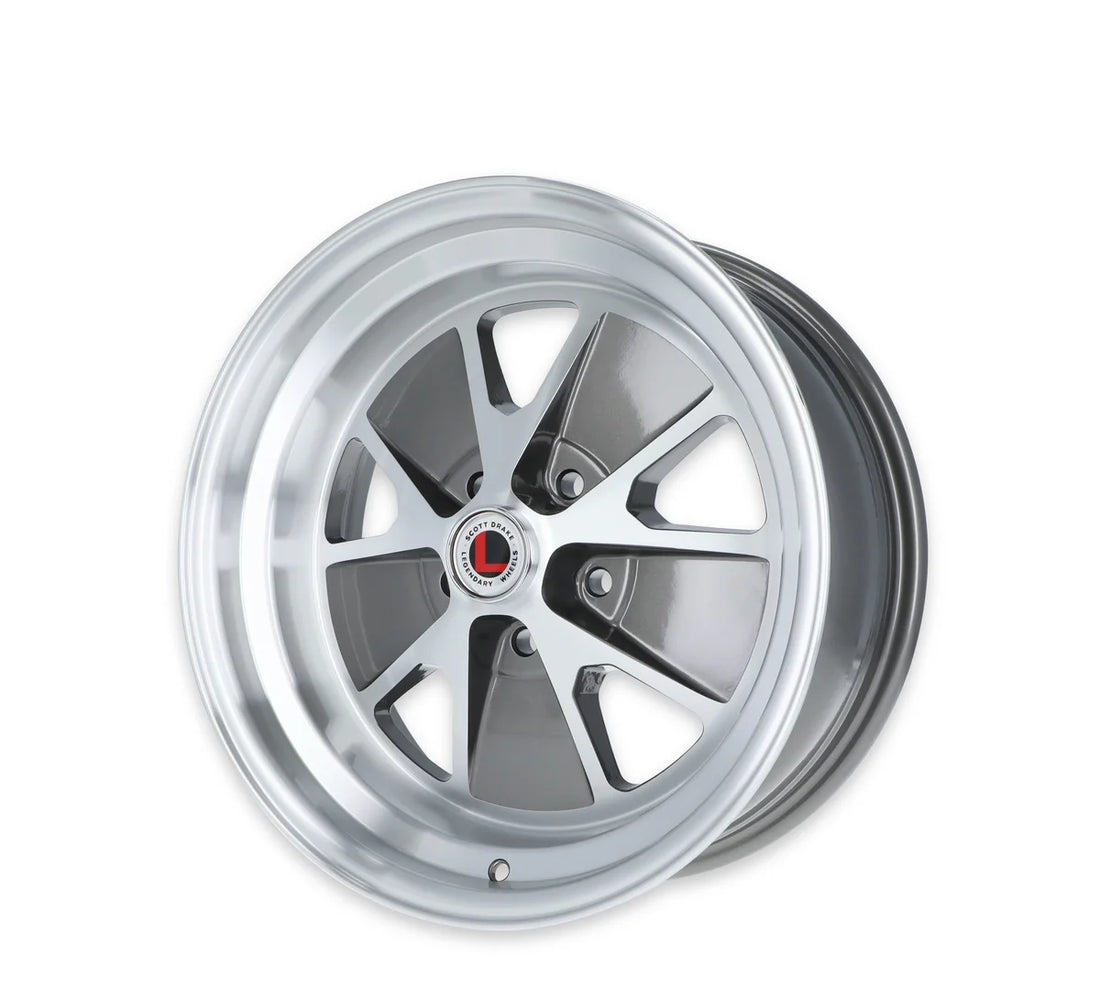 Legendary WheelsLegendary Wheels Styled - 17x7 - 5x4.5 - 4.25 BS - Charcoal/MachinedLW20-70754B - Side View