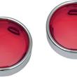 Load image into Gallery viewer, Lens w/Trim Ring - Red DragSpecialties 12-0227-LR - Main Product View