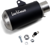 LeoVince 54mm Universal LV-10 Slip-On Muffler - Black Edition 9746BU