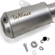 Load image into Gallery viewer, LeoVince 54mm Universal LV-10 Slip-On Muffler - Stainless Steel 9746U - Main Product View