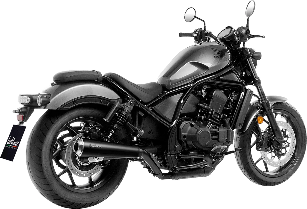 LeoVince Classic Slip-On Muffler - Black 15009FBU - Main Product View