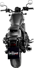 Load image into Gallery viewer, LeoVince Classic Slip-On Muffler - Black 15009FBU - Back View