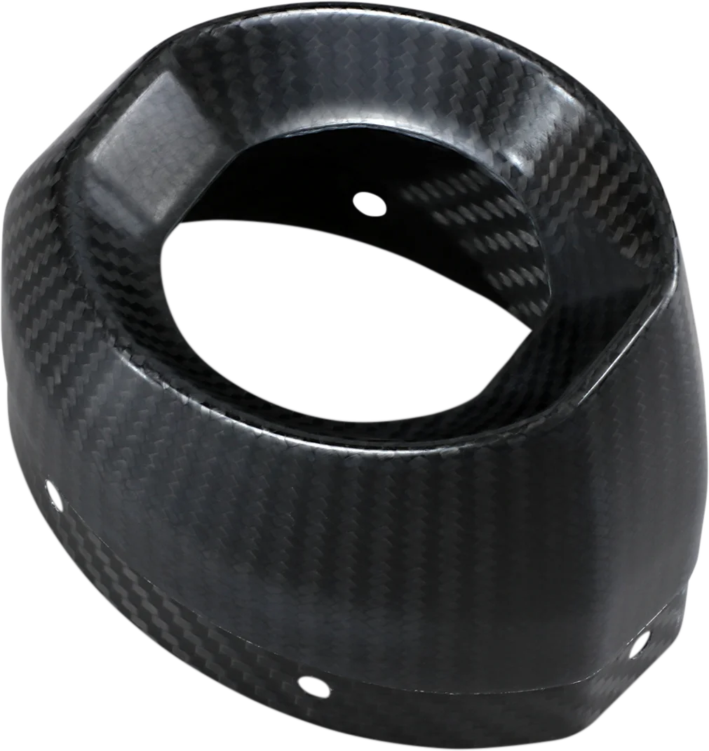 LeoVince End Cap - Medium - Vertical - LV One 205756VMR - Side View
