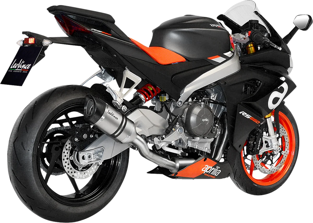 LeoVince Exhaust - 660 RS Tuono - Carbon Fiber 14370EU - Side View