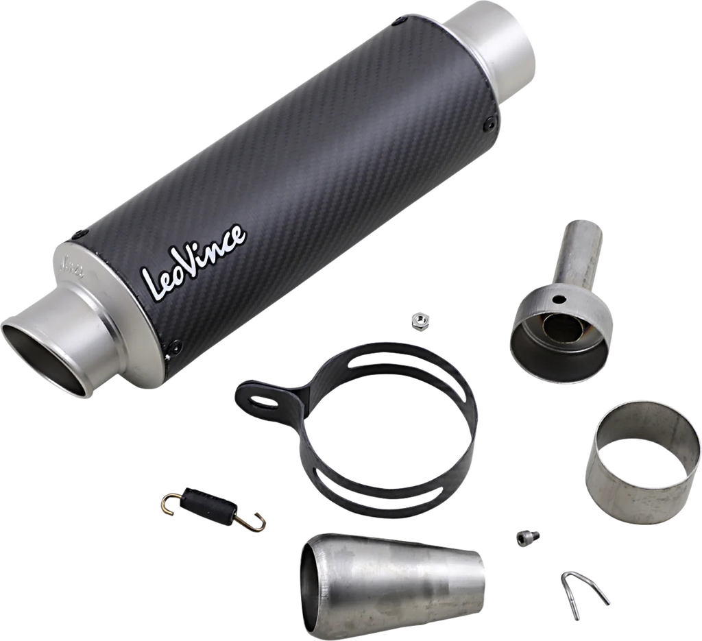 LeoVince GP Corsa Matte Muffler - Universal 9736MU - Main Product View