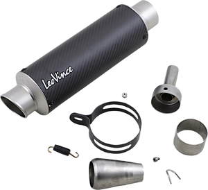 LeoVince GP Corsa Matte Muffler - Universal 9736MU - Main Product View