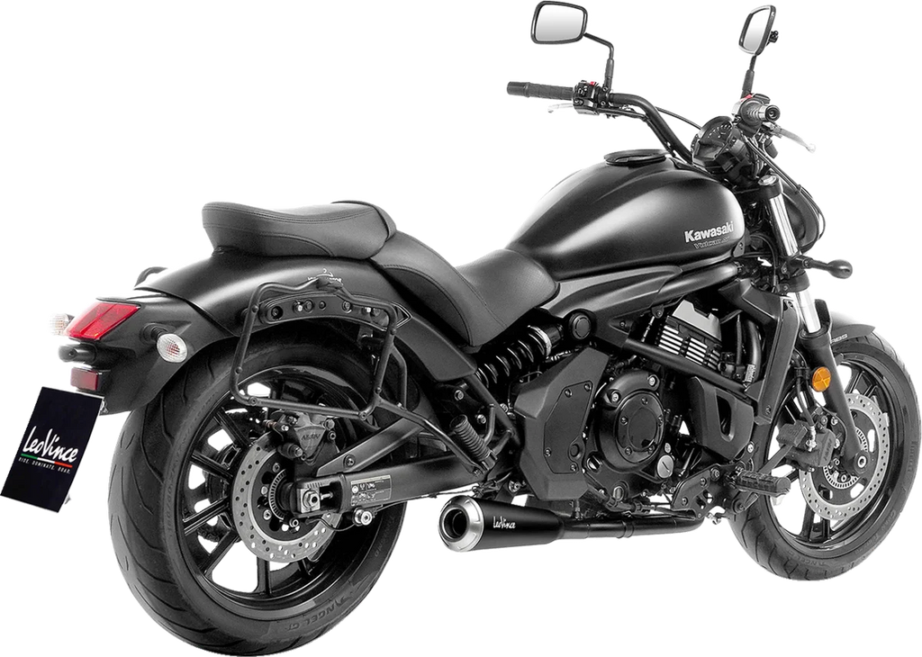 LeoVince GP One Exhaust System 15130FBU - Side View