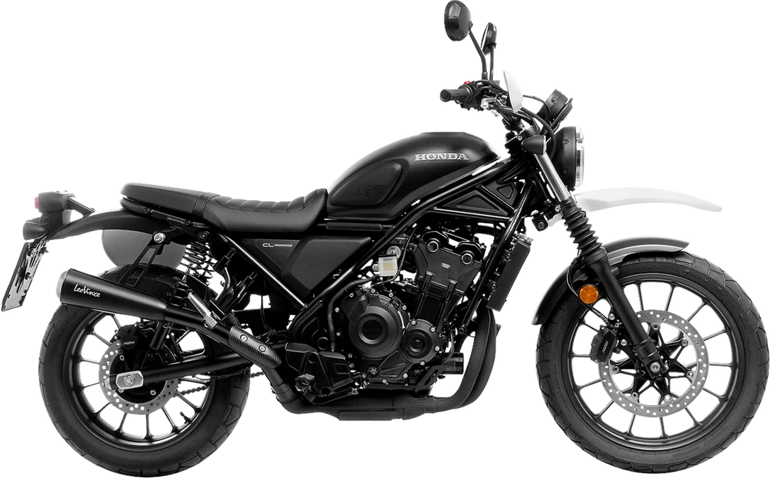 LeoVince GP One Slip-On Muffler 15131FBU - Side View