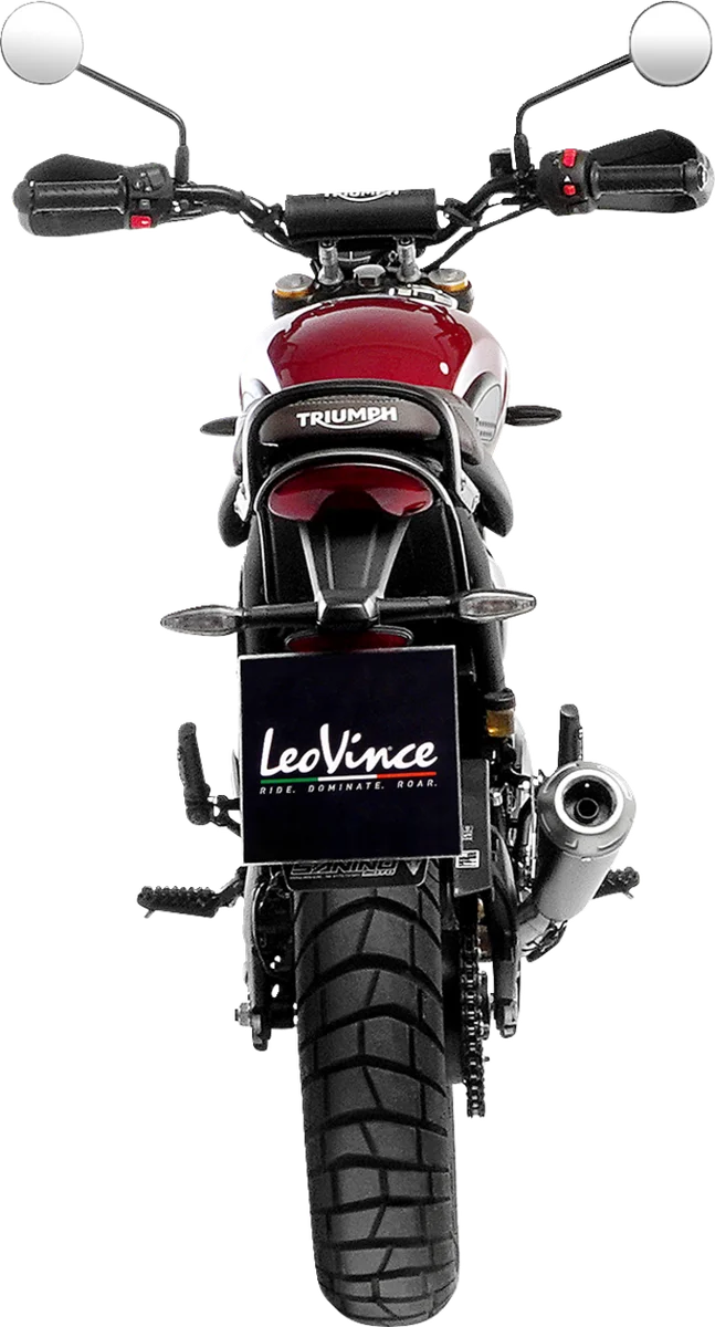 LeoVince GP One Slip-On Muffler - Scrambler/Speed 400 15132U - Back View