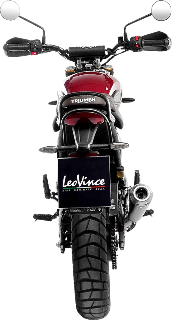LeoVince GP One Slip-On Muffler - Scrambler/Speed 400 15132U - Back View