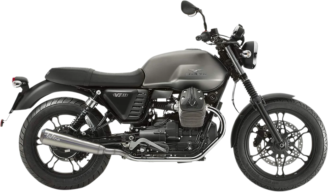 LeoVince GP Racer Slip-On Muffler - Rebel 500 15006BU - Side View