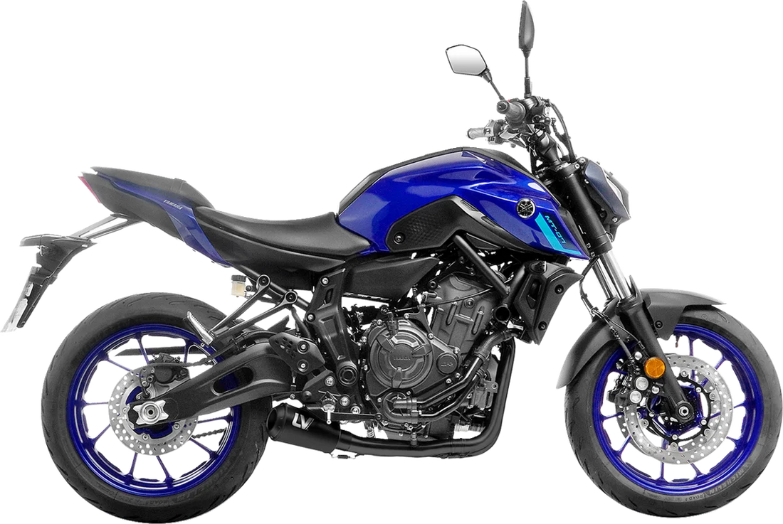 LeoVince LV-10 Black Edition Exhaust System 15264FBU - Side View