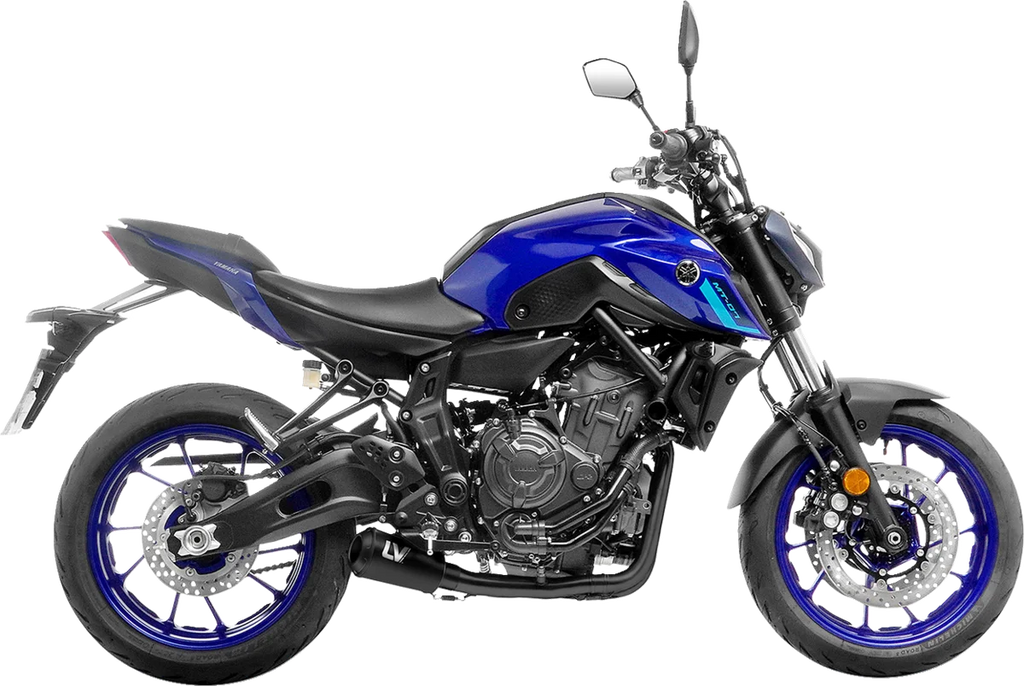 LeoVince LV-10 Black Edition Exhaust System 15264FBU - Side View