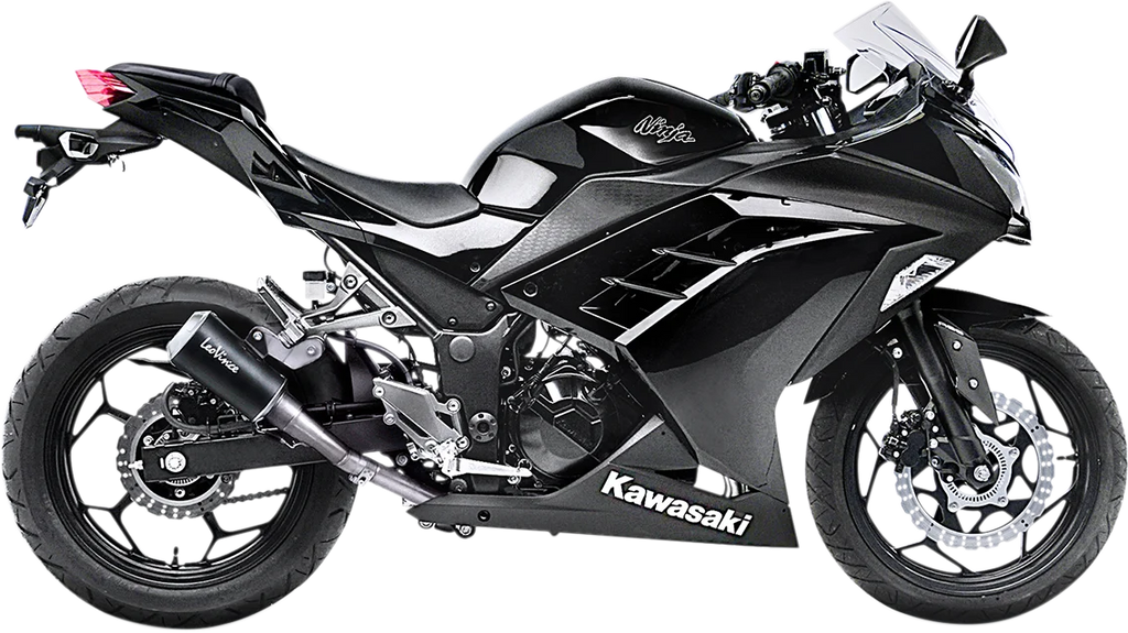 LeoVince LV-10 Black Edition Muffler - Ninja 300 15205BU - Main Product View