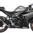 Load image into Gallery viewer, LeoVince LV-10 Black Edition Muffler - YZF-R3 15212BU - Main Product View