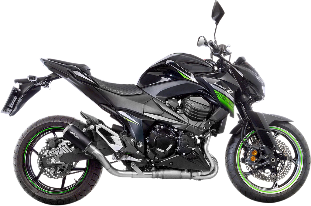 LeoVince LV-10 Black Edition Muffler - Z 800 15214BU - Main Product View