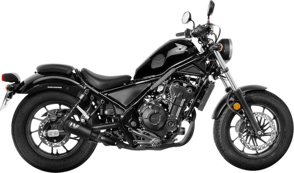 LeoVince LV-10 Muffler - Rebel - Full Black 15224FBU - Main Product View