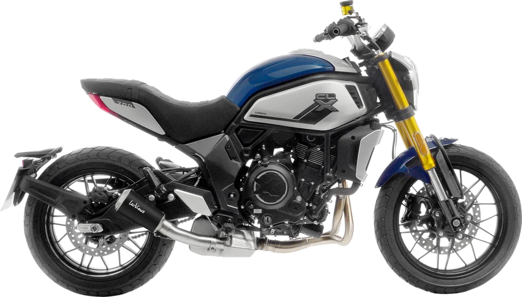 LeoVince LV-10 Slip-On Muffler - Black 15256B - Main Product View