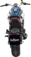 Load image into Gallery viewer, LeoVince LV-10 Slip-On Muffler - Black 15256B - Back View