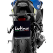 Load image into Gallery viewer, LeoVince LV-10 Slip-On Muffler - Black Edition 15245B - Back View