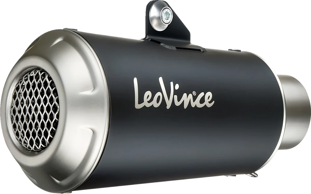 LeoVince LV-10 Slip-On Muffler - Black Edition 15245B - Installation View