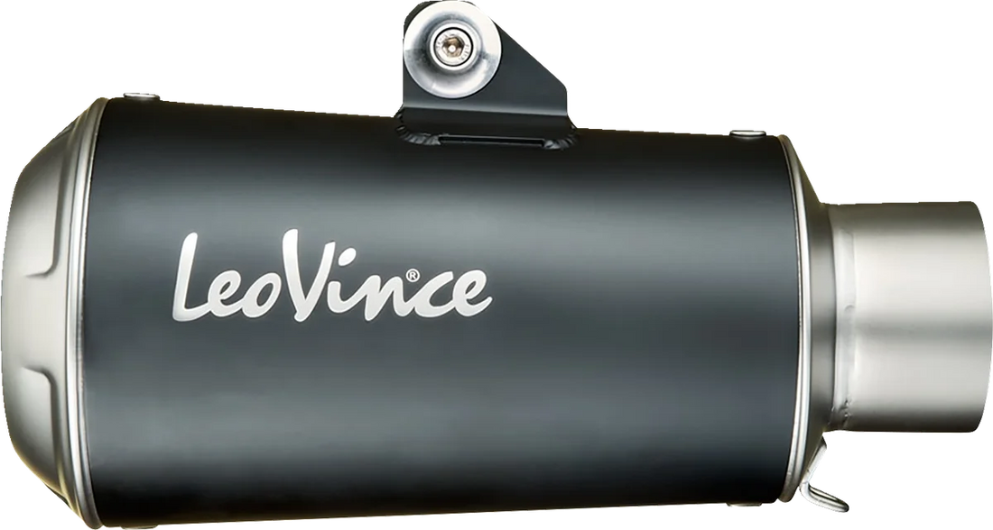 LeoVince LV-10 Slip-On Muffler - Black Edition 15245B - Additional View 5