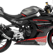 Load image into Gallery viewer, LeoVince LV-10 Slip-On Muffler - Black - Stainless Steel 15265BU - Main Product View