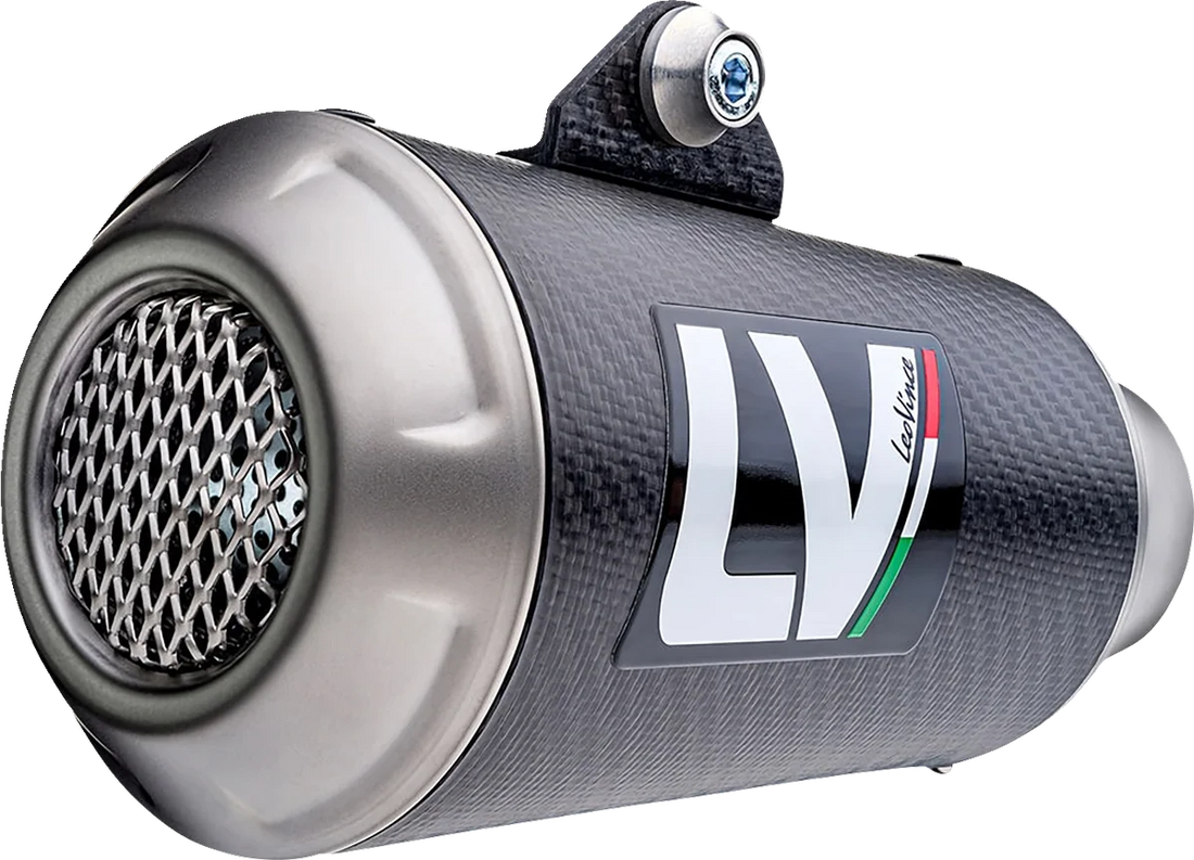 LeoVince LV-10 Slip-On Muffler - Carbon Fiber 15242CU - Additional View 6