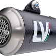 Load image into Gallery viewer, LeoVince LV-10 Slip-On Muffler - Carbon Fiber 15250CU - Installation View