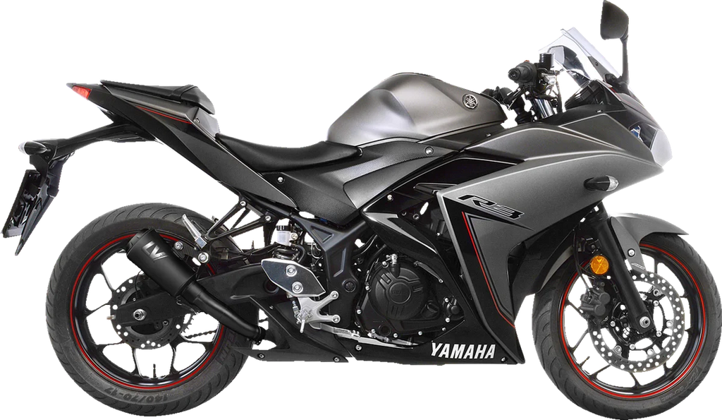 LeoVince LV-10 Slip-On Muffler - Full Black 15212FBU - Main Product View