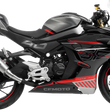 Load image into Gallery viewer, LeoVince LV-10 Slip-On Muffler - Matte - Stainless Steel 15265U - Back View